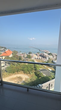 Aussicht aus dem bett