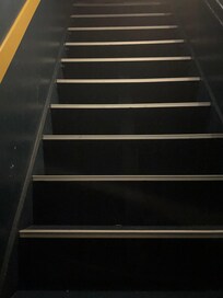 Stairs are definitely steep.