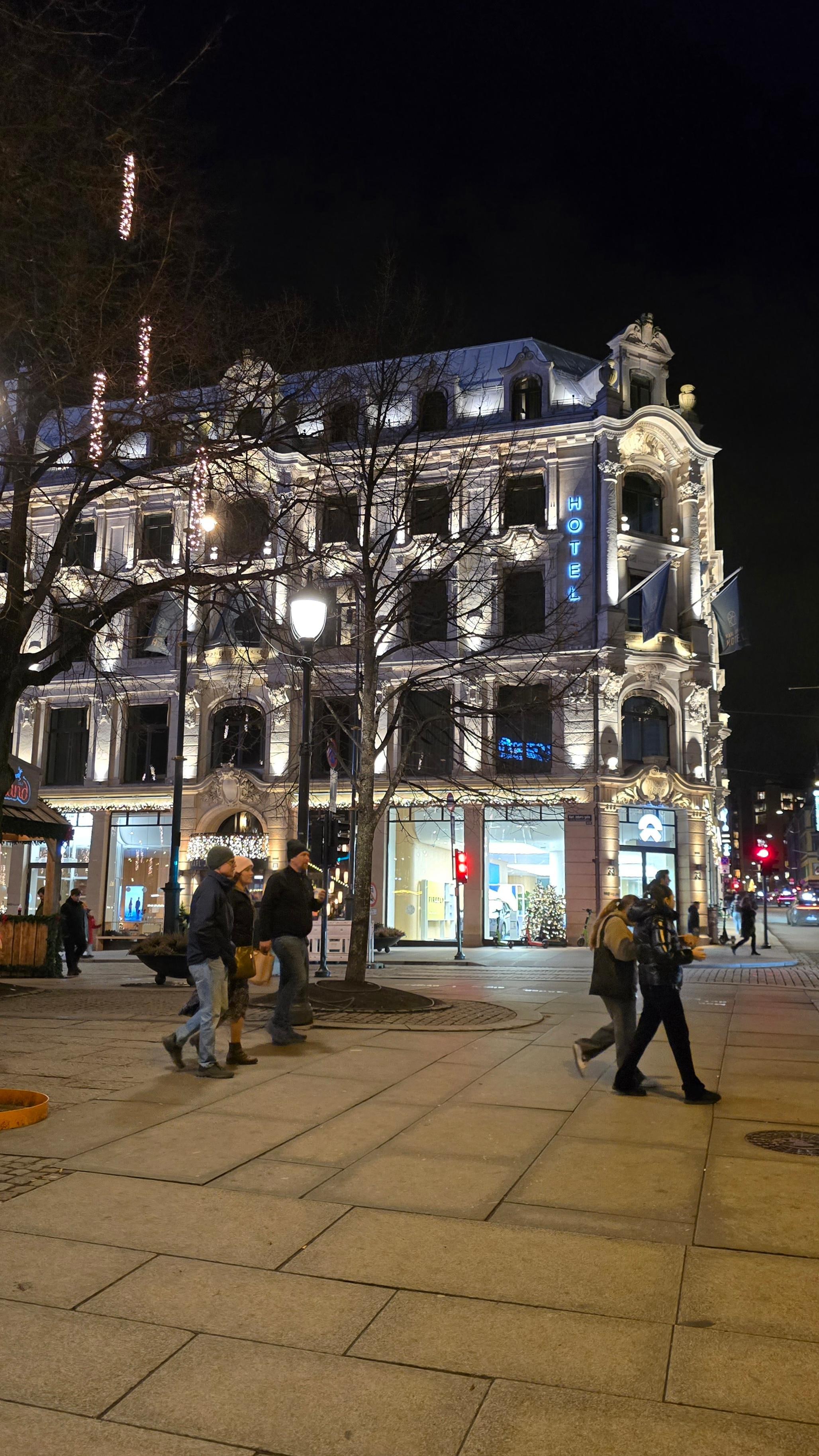 Outside view of the hotel.