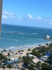 View from the balcony of the ocean