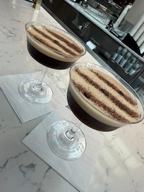 The bar made the best espresso martini