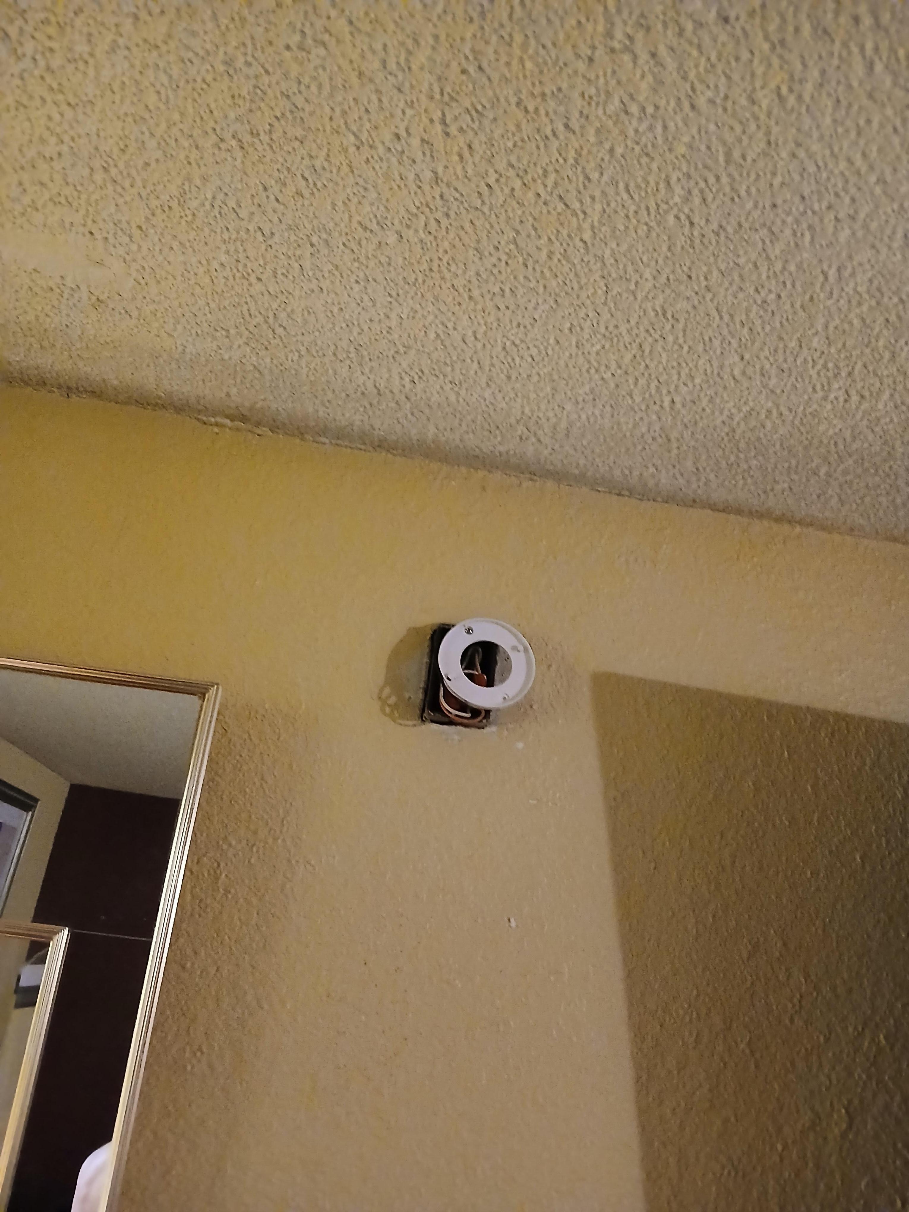 broken smoke detector