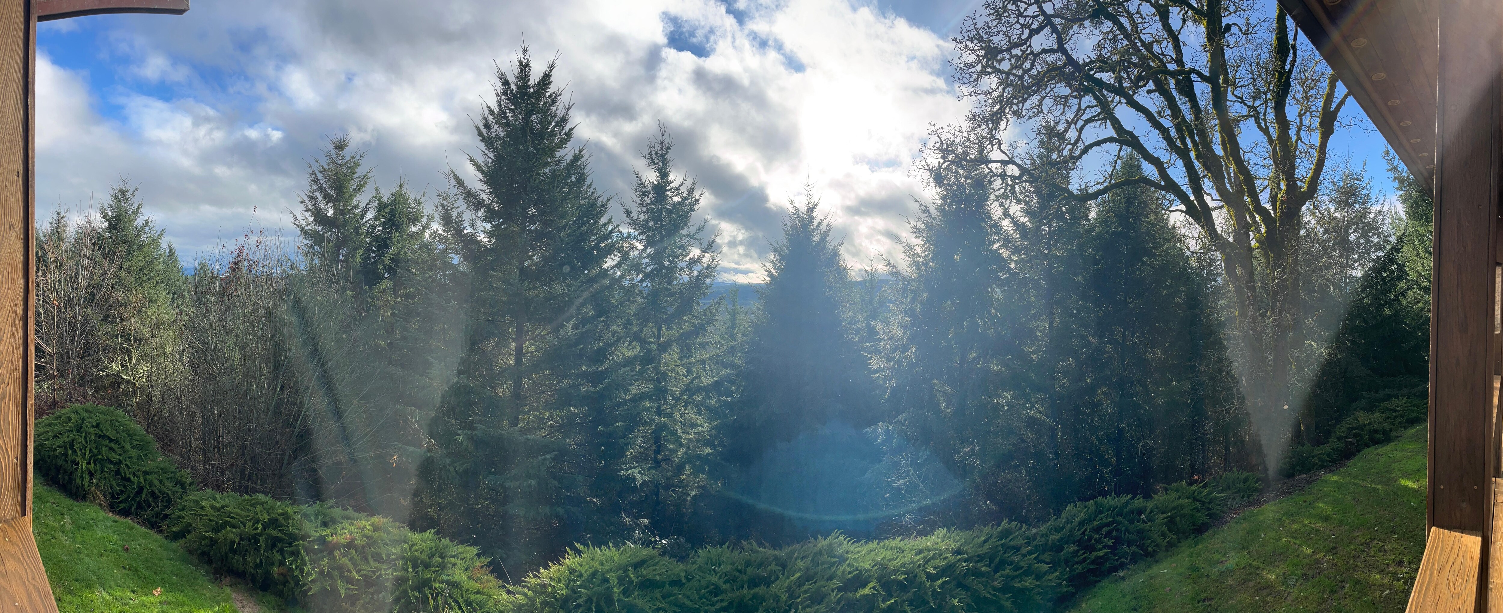 View from the wrap-around porch!