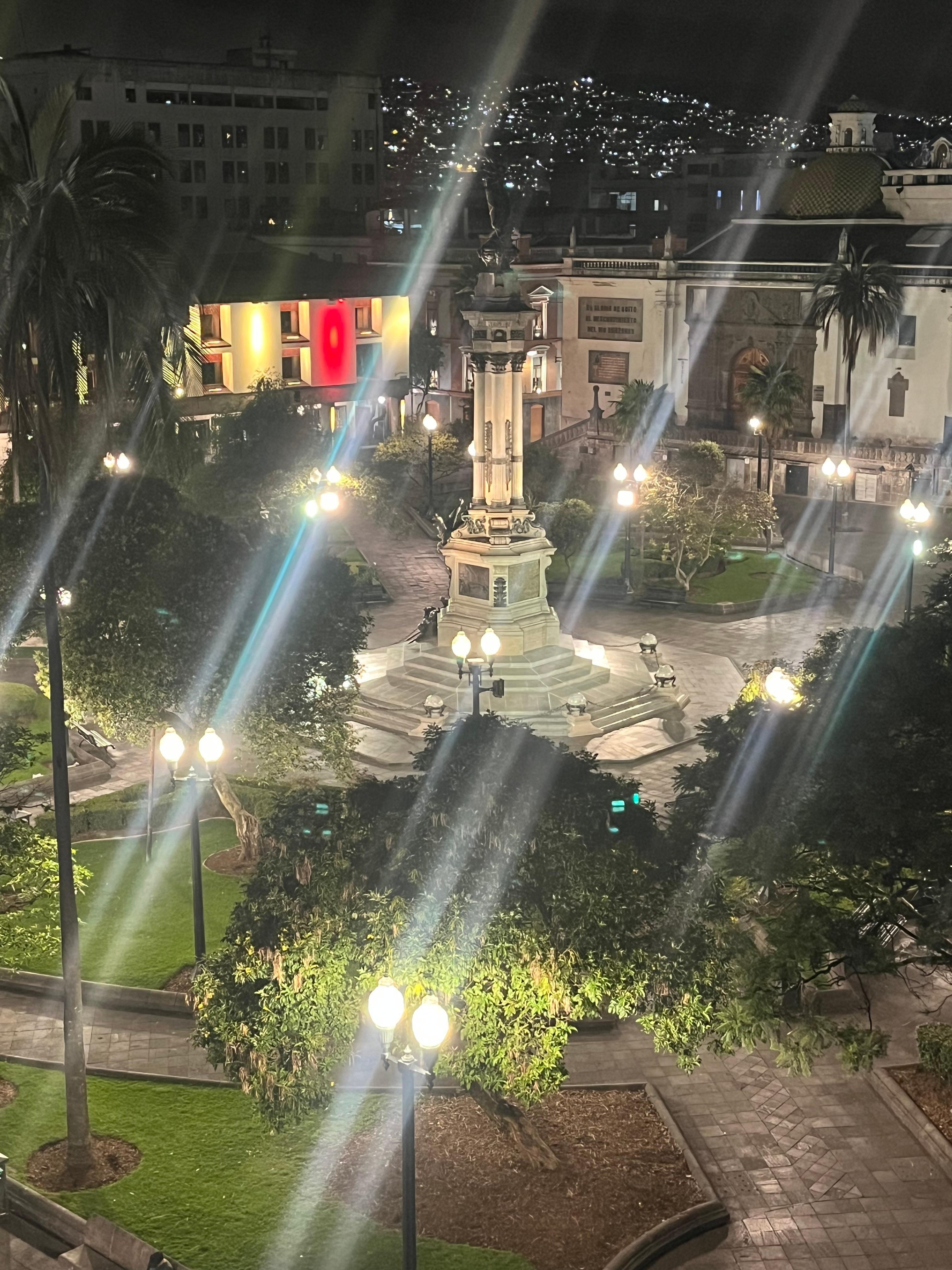 View from our balcony 