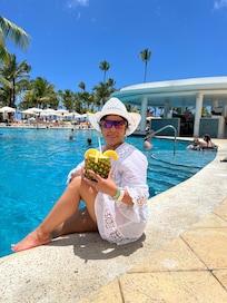 The pool was wonderful every day