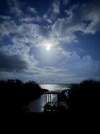 Sunrises and moonrises were stunning