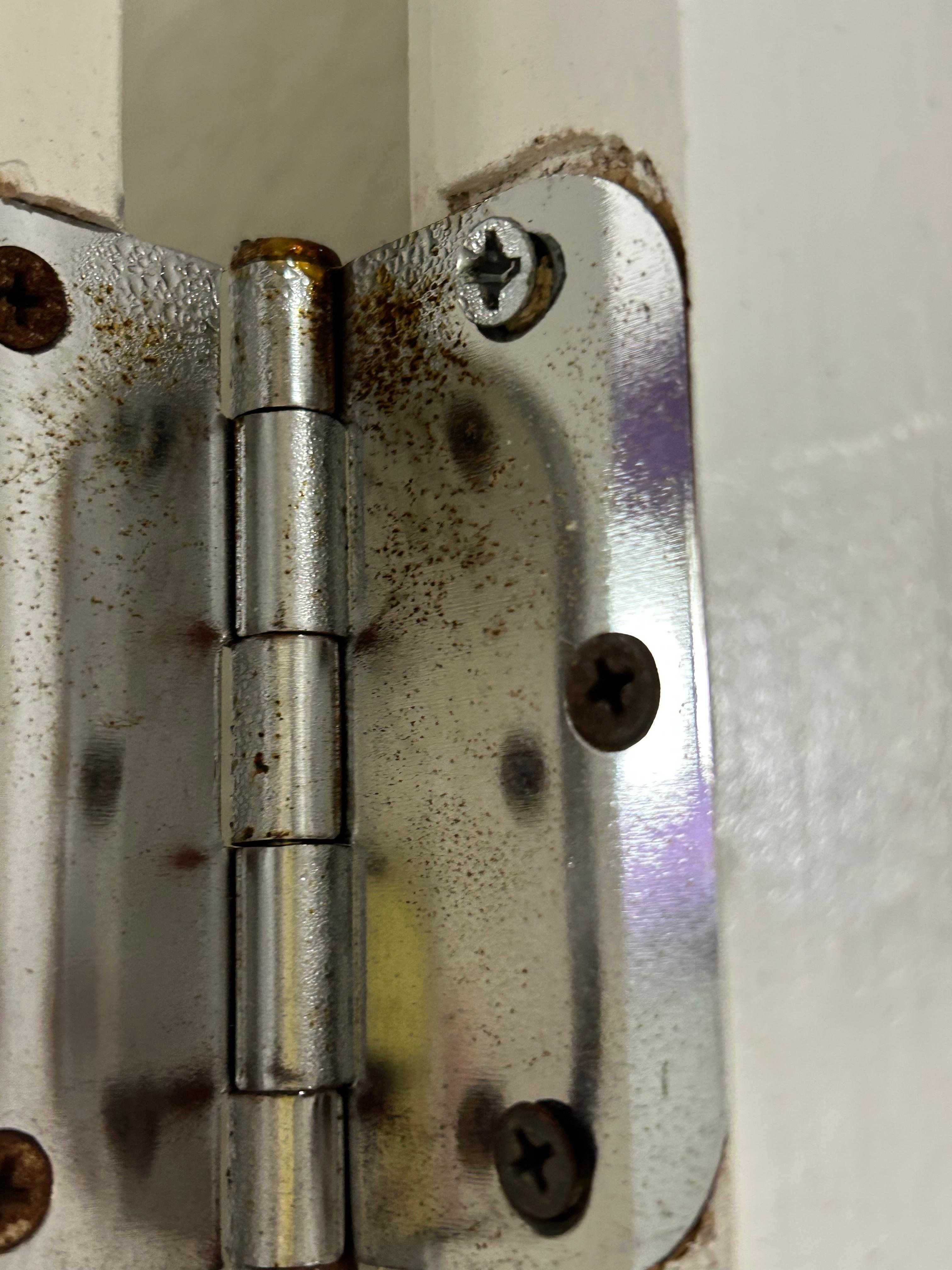 Bathroom door coming off hinges