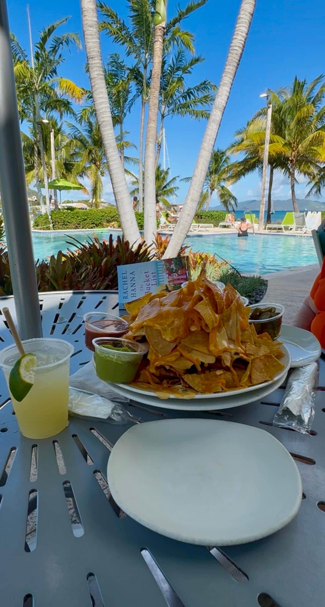 Pool area.bar and appetizers 