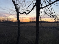 Sunset from porch