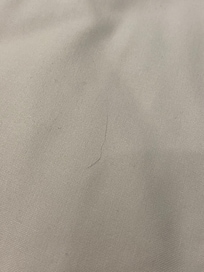 Hairs in bed
