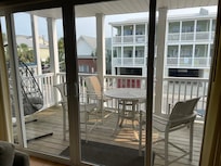 Great patio.
For morning coffee.