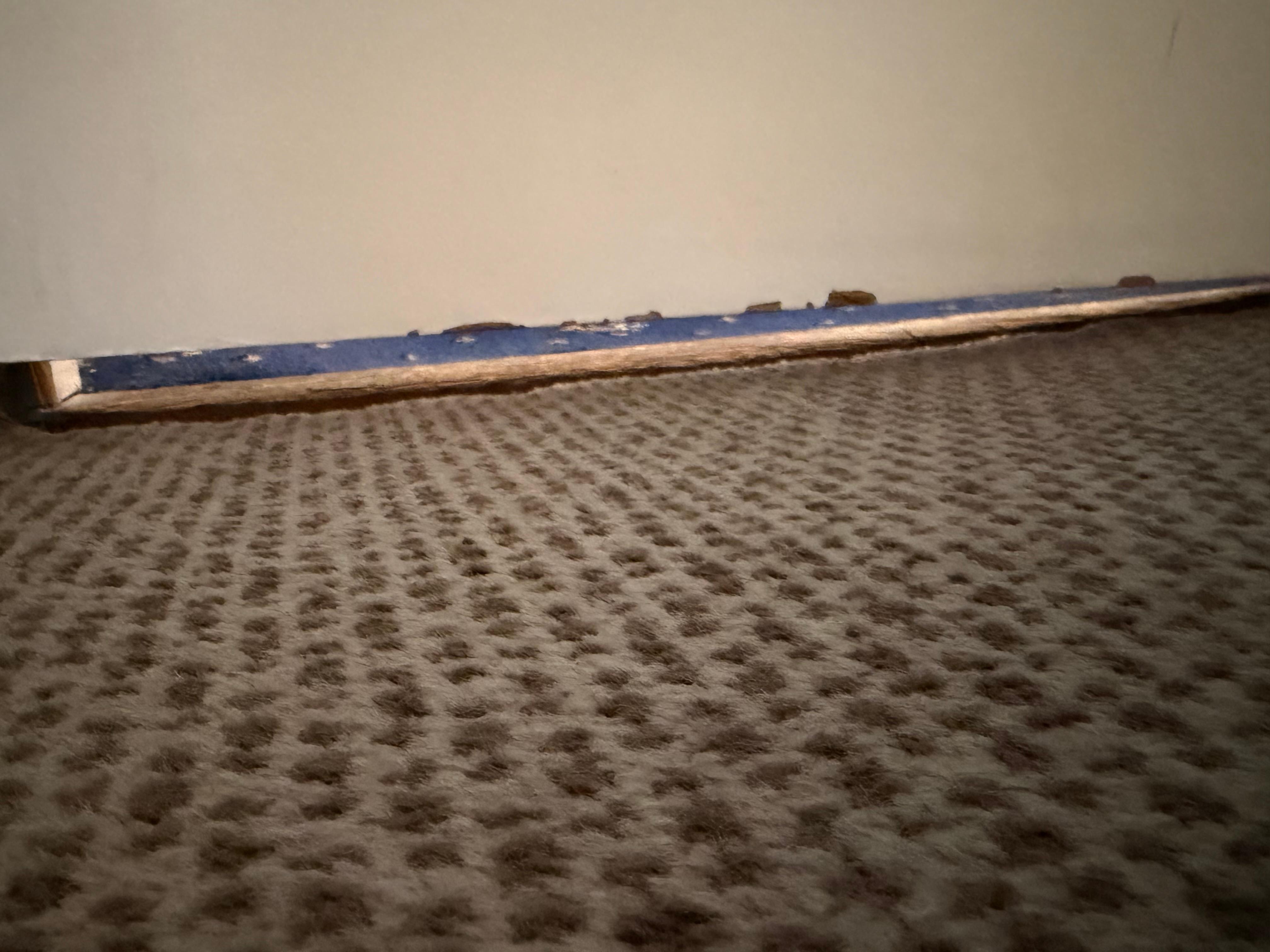 Gap under the door which allowed  noise, light and potential fire/smoke issues. 