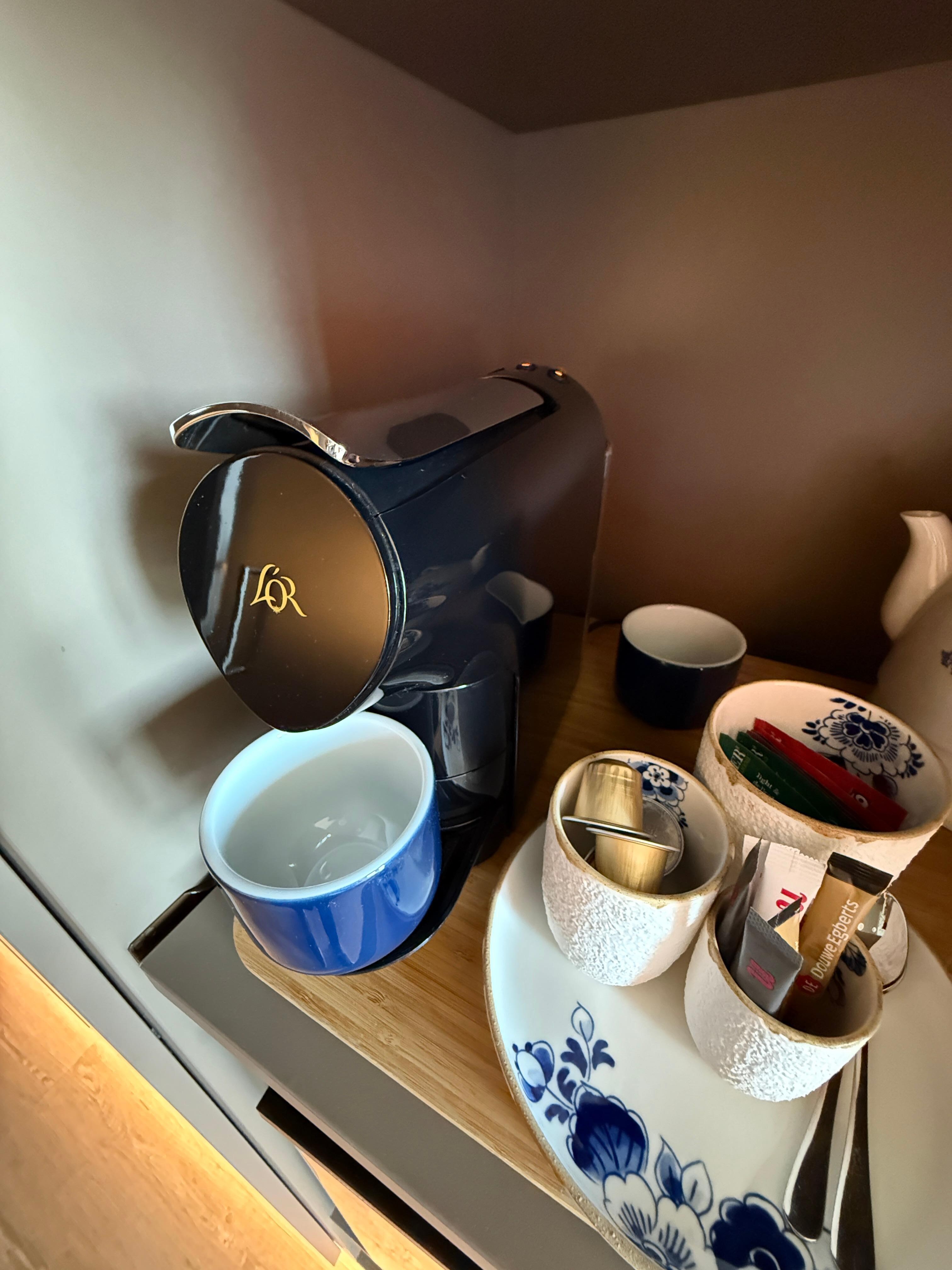 Nespresso no quarto