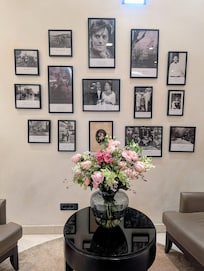Historic photos in lobby