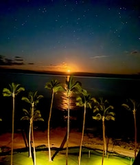 Moonset (1am) view from condo deck