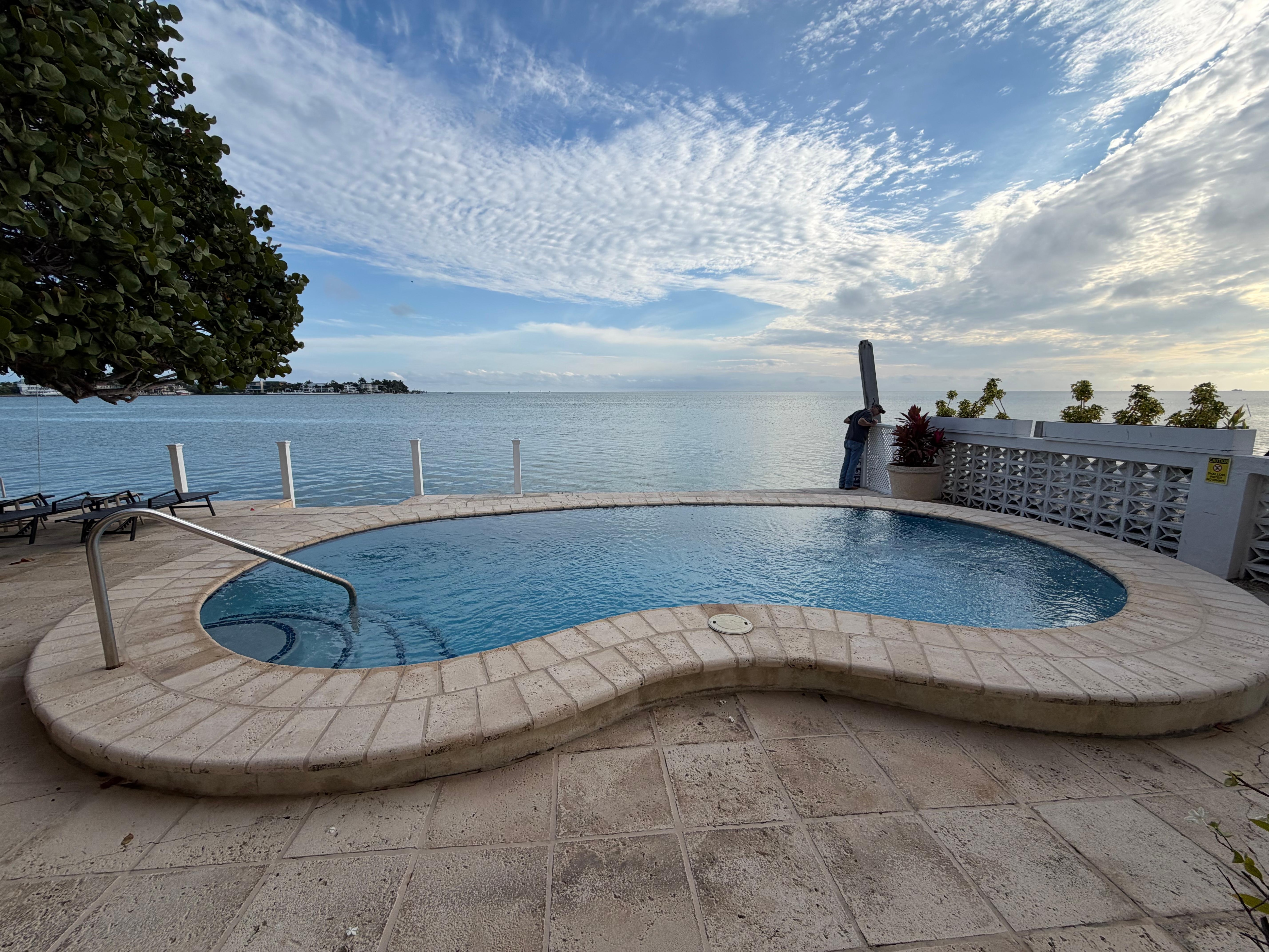 The heated pool was great!