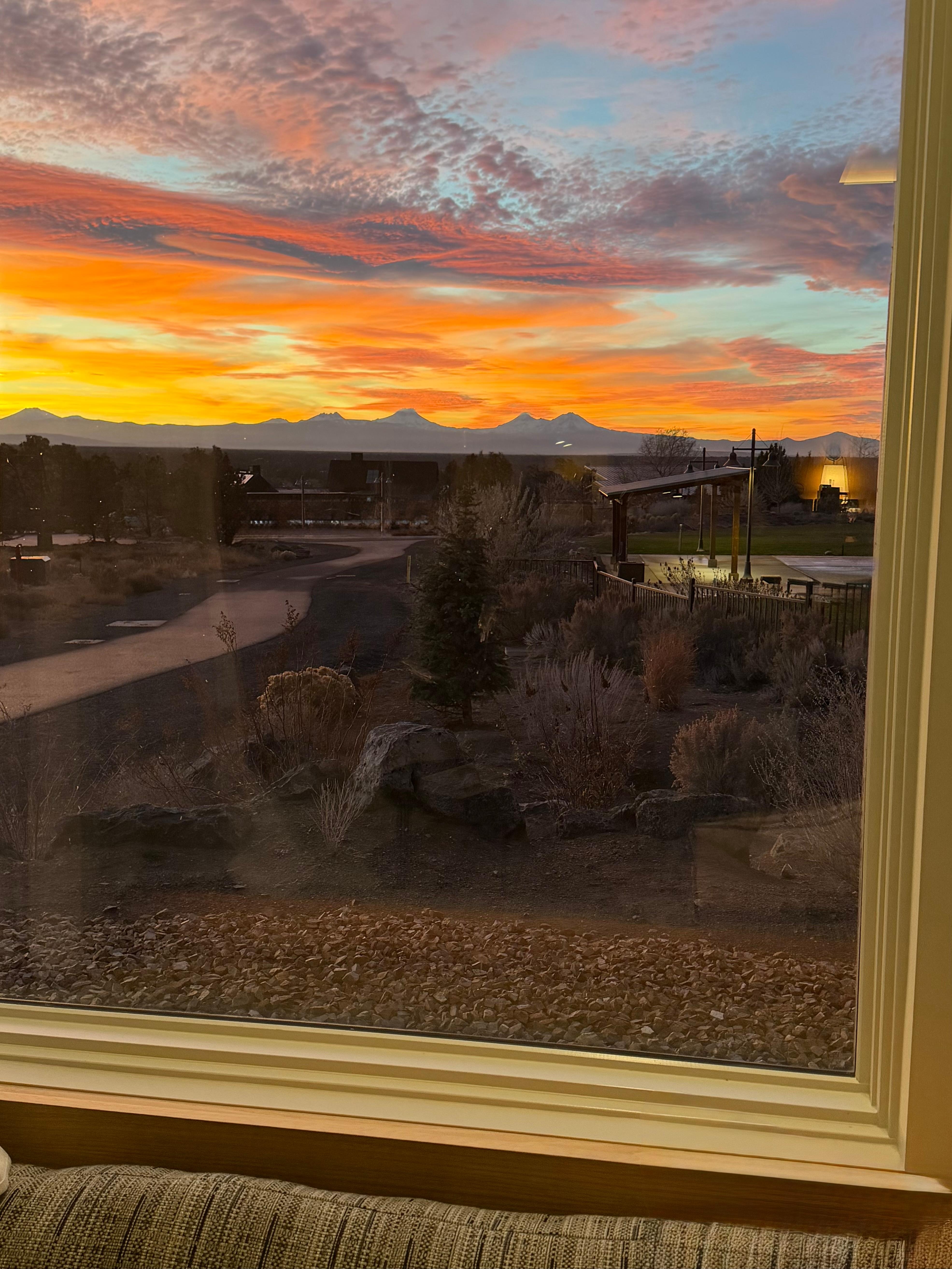 our view from our bungalow 