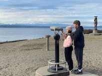 daily walks to nearby Richmond Beach Park