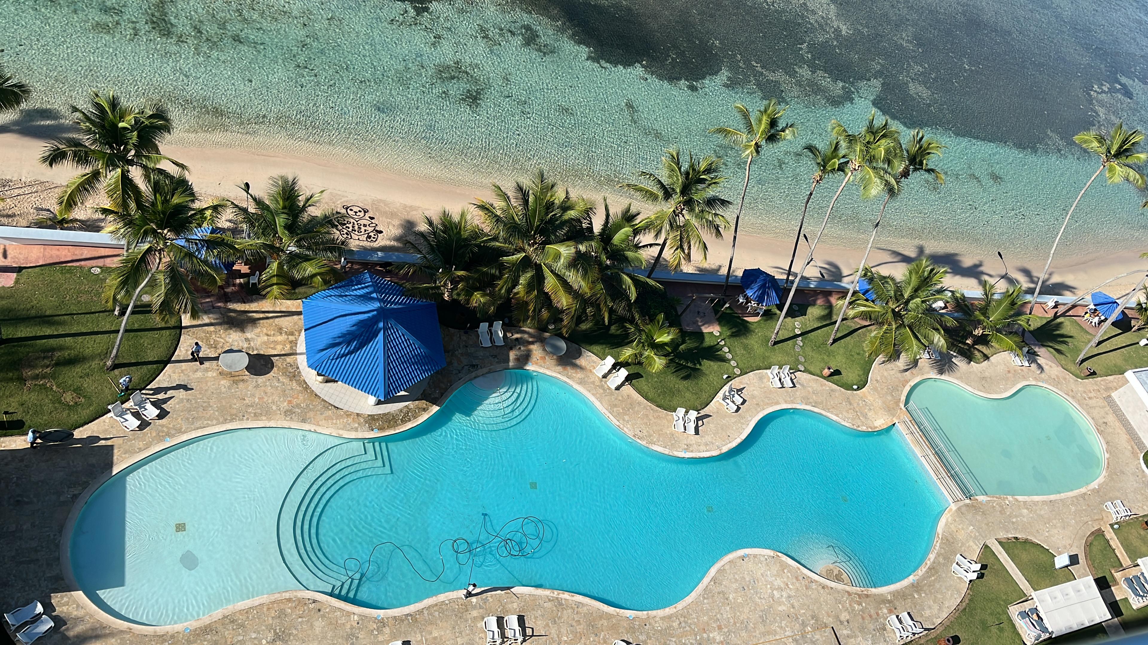 Pool and snack bar