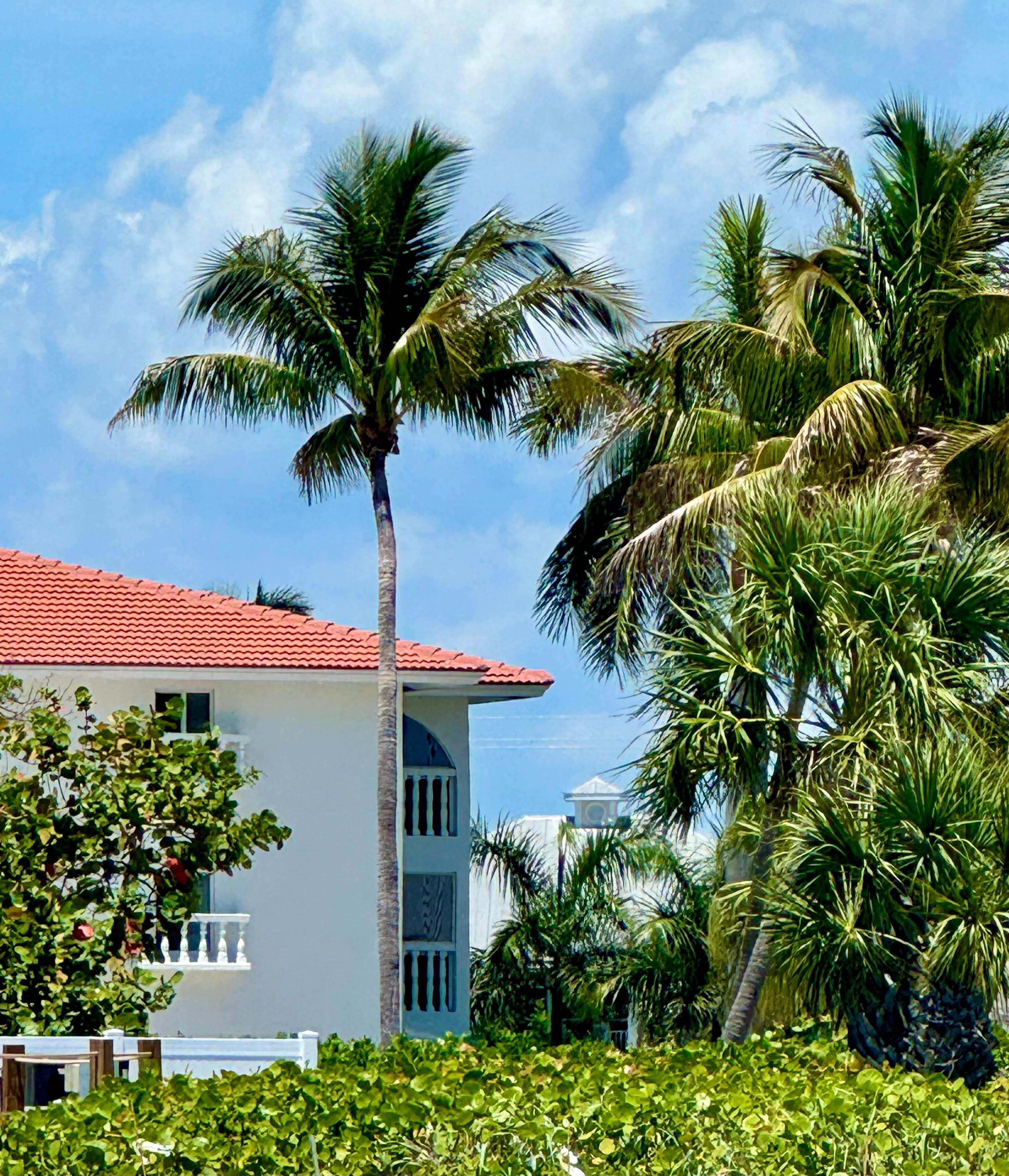 Looking at our top corner unit from the beach!