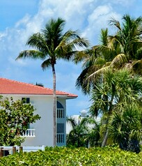 Looking at our top corner unit from the beach!