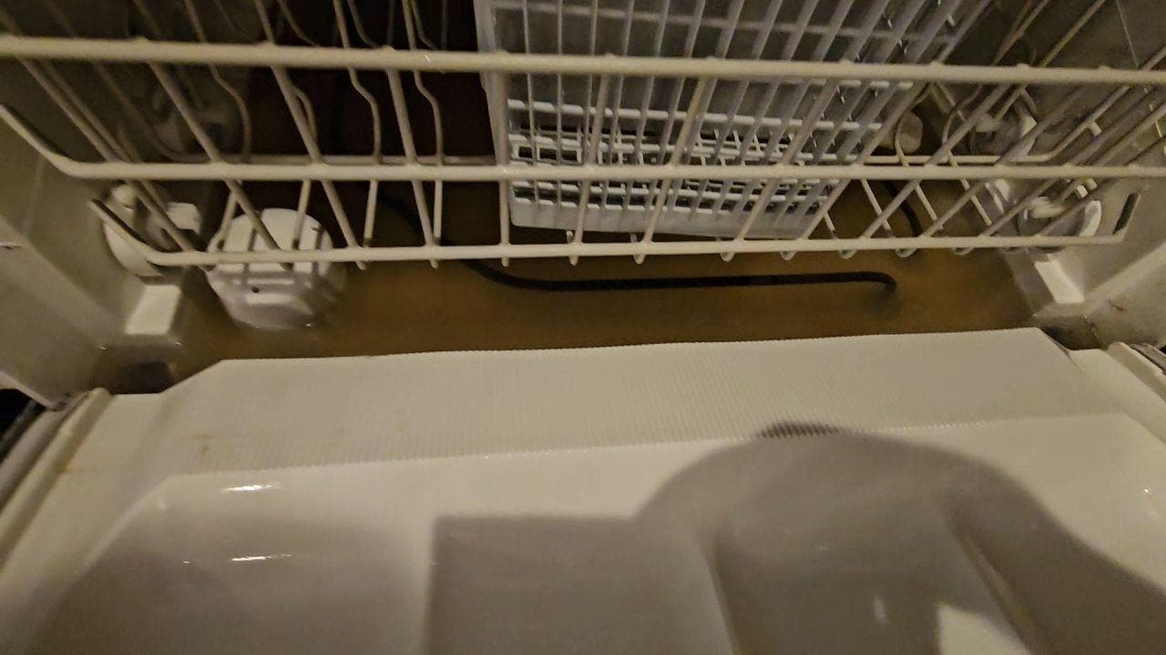 Dishwasher's standing water