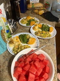 It was wonderful to be able to buy and prepare meals.