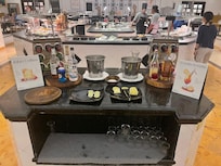 Self serve cocktail station at the buffet
