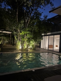 Outside pool