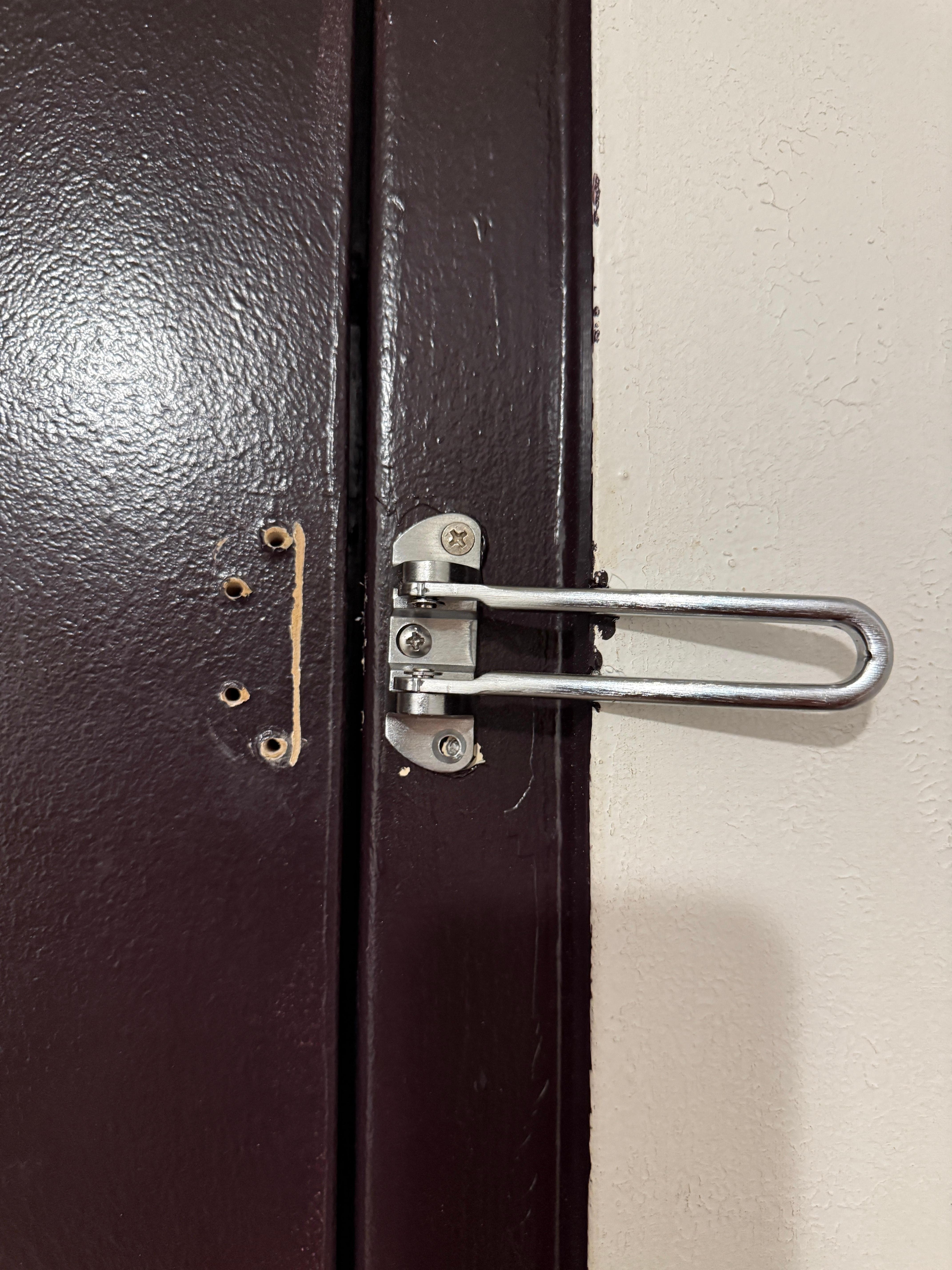 Broken door latch