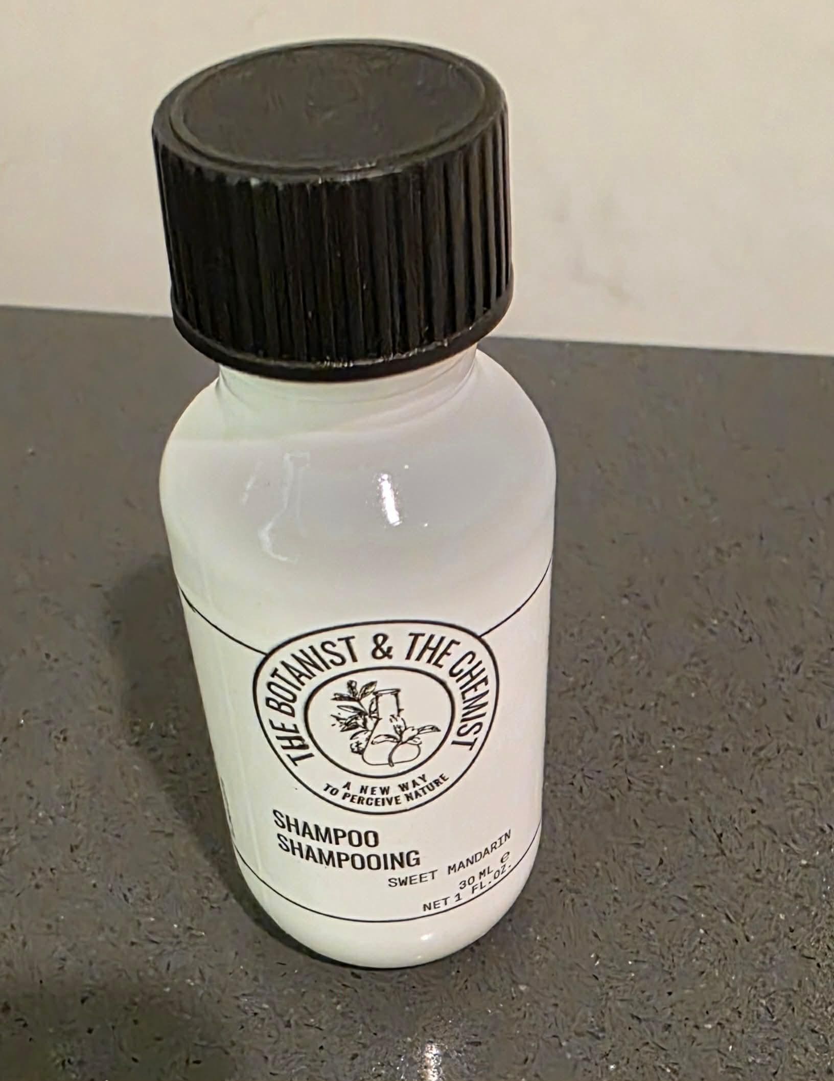 Shampoo already opened and partially used