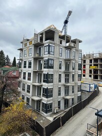 Construction all over the place.