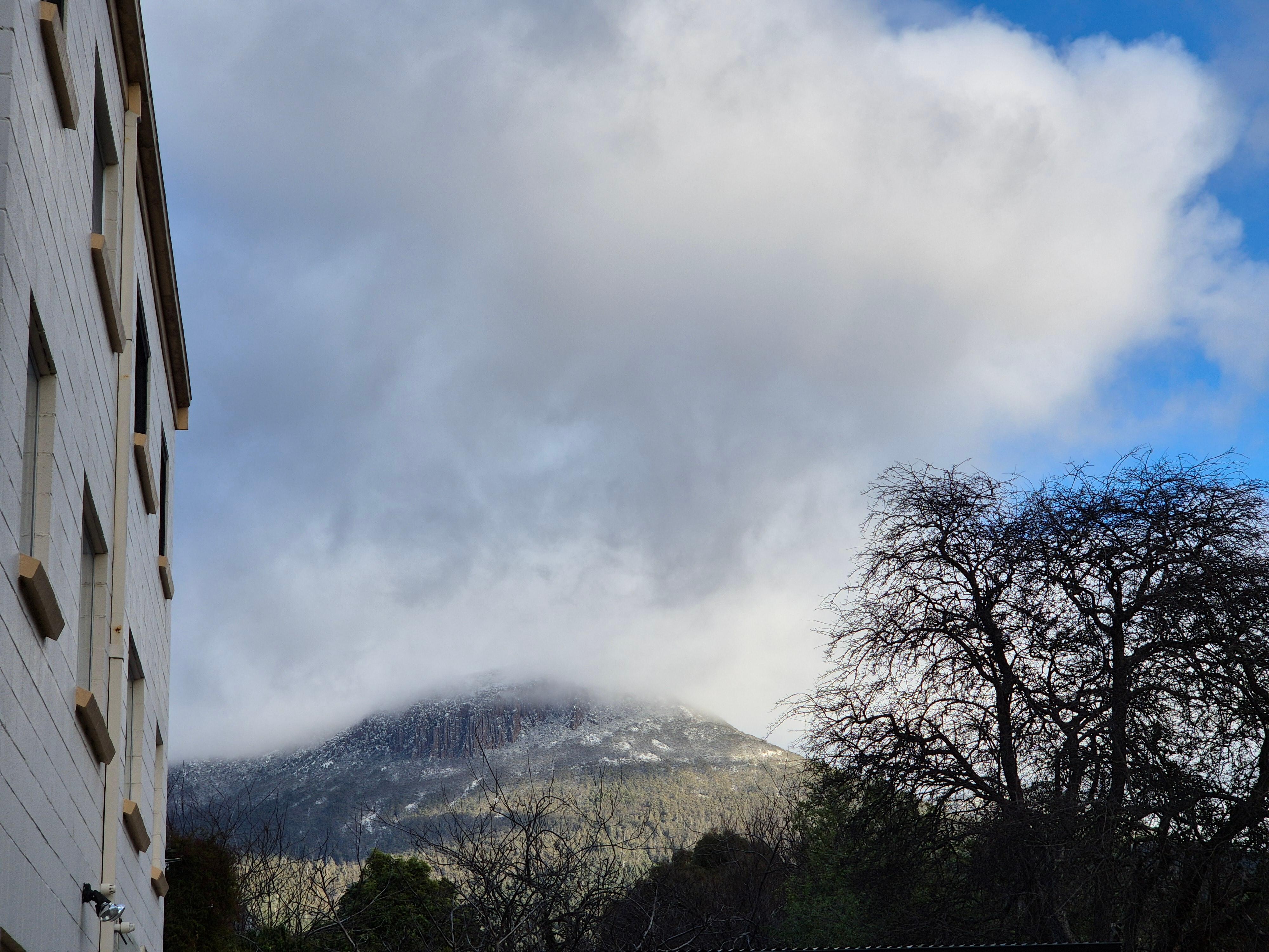 View of Mt Wellington from front door