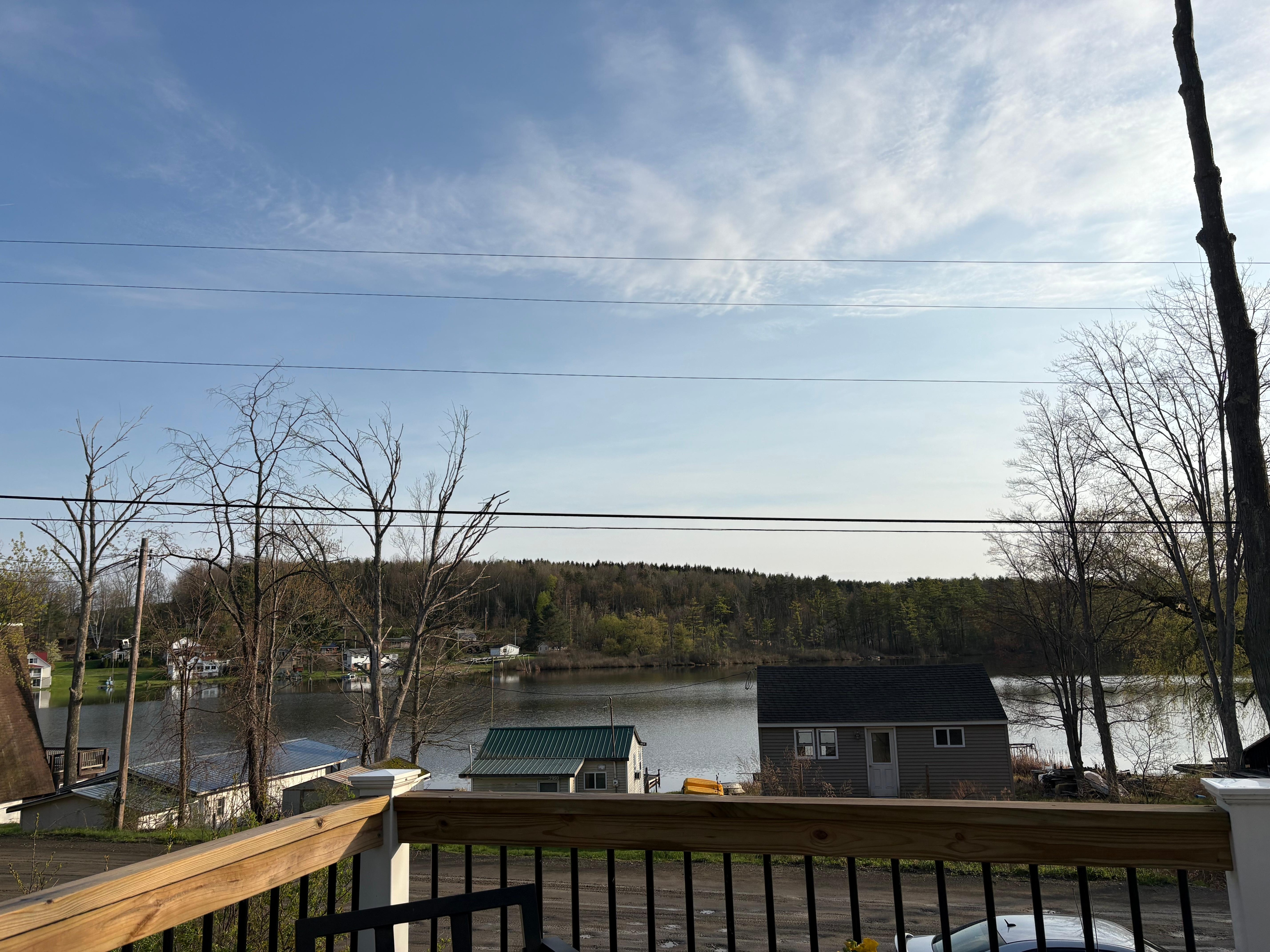 Incredible views from the deck!