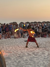 Fire Dancer at the JW Marriott