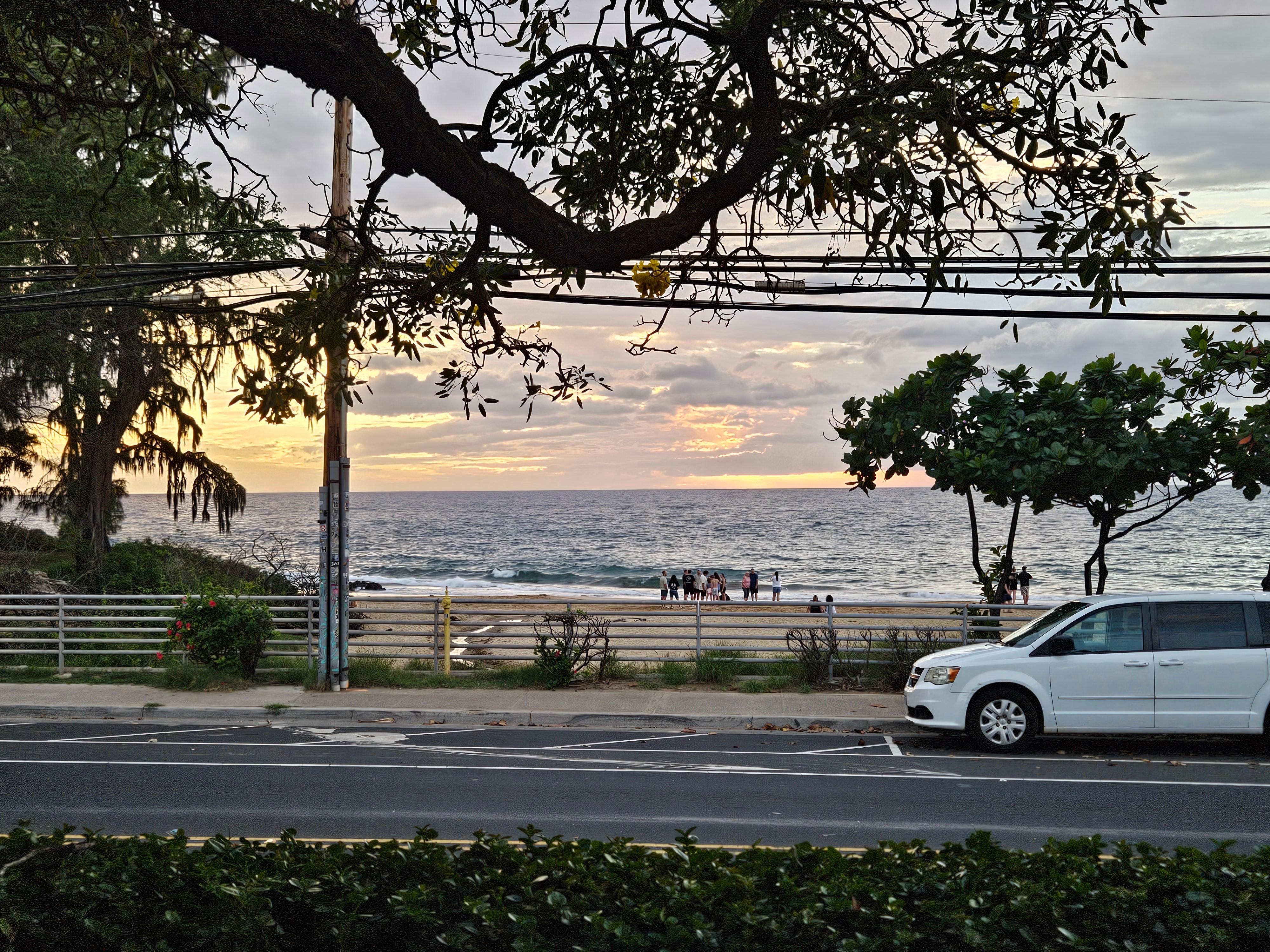 View from the patio near sunset.