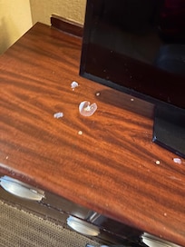 Glue in dresser