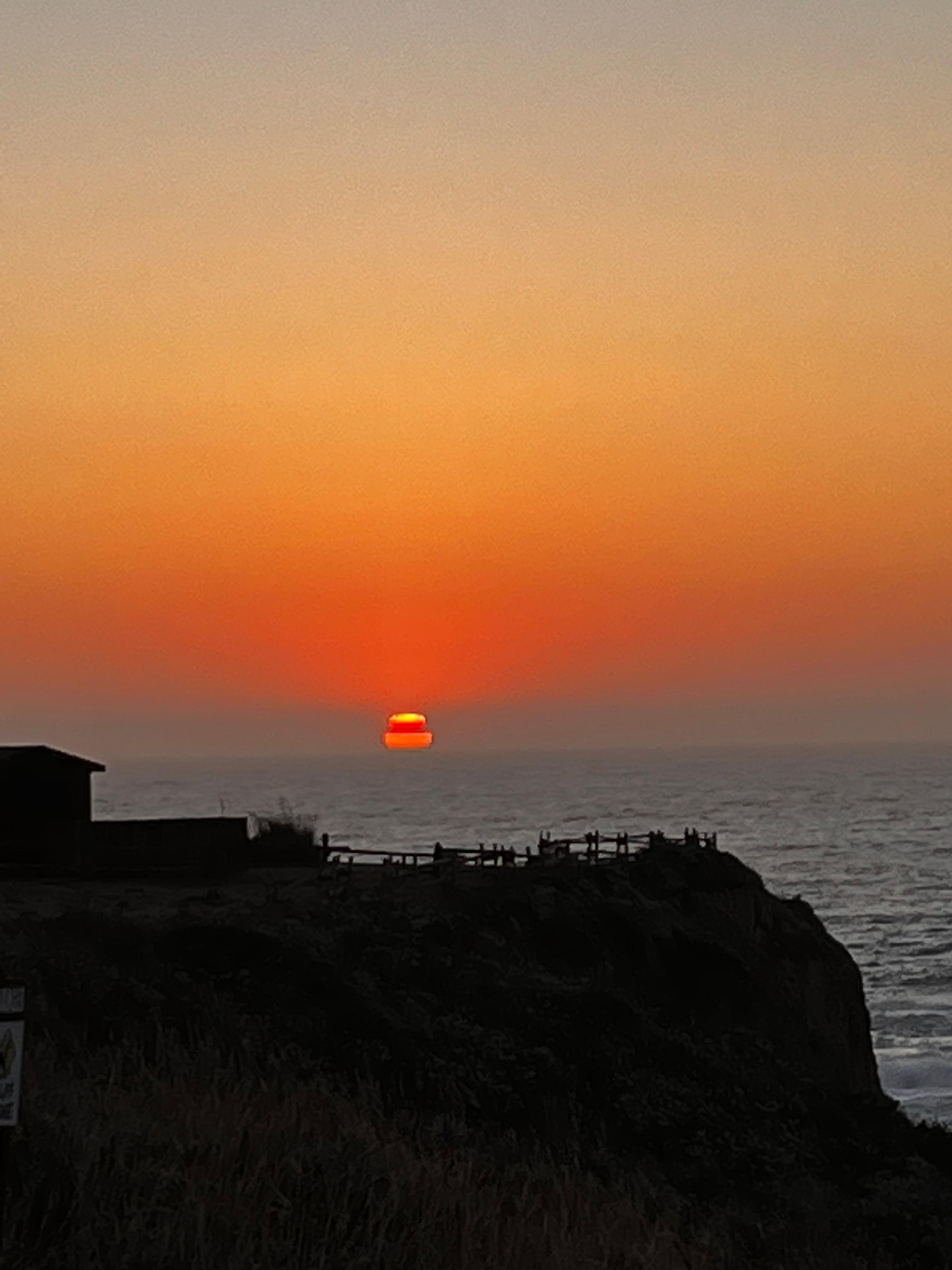 Sunset from the cliff