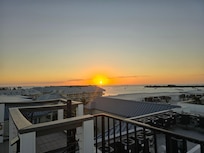 Sunset from rooftop