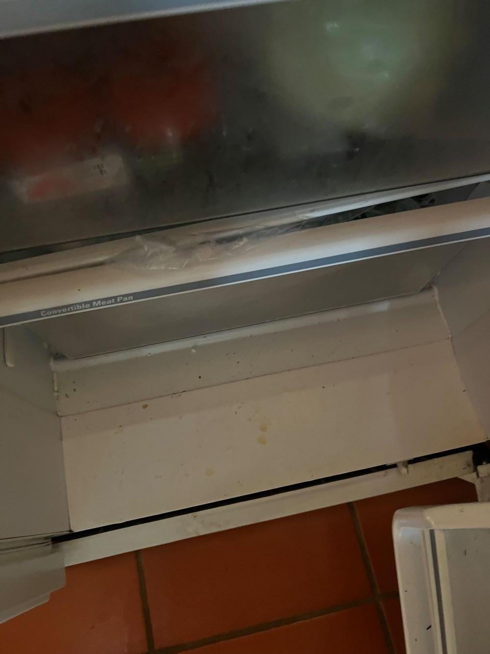 Unclean Refrigerator 