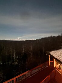 Night view from the Denali Suite