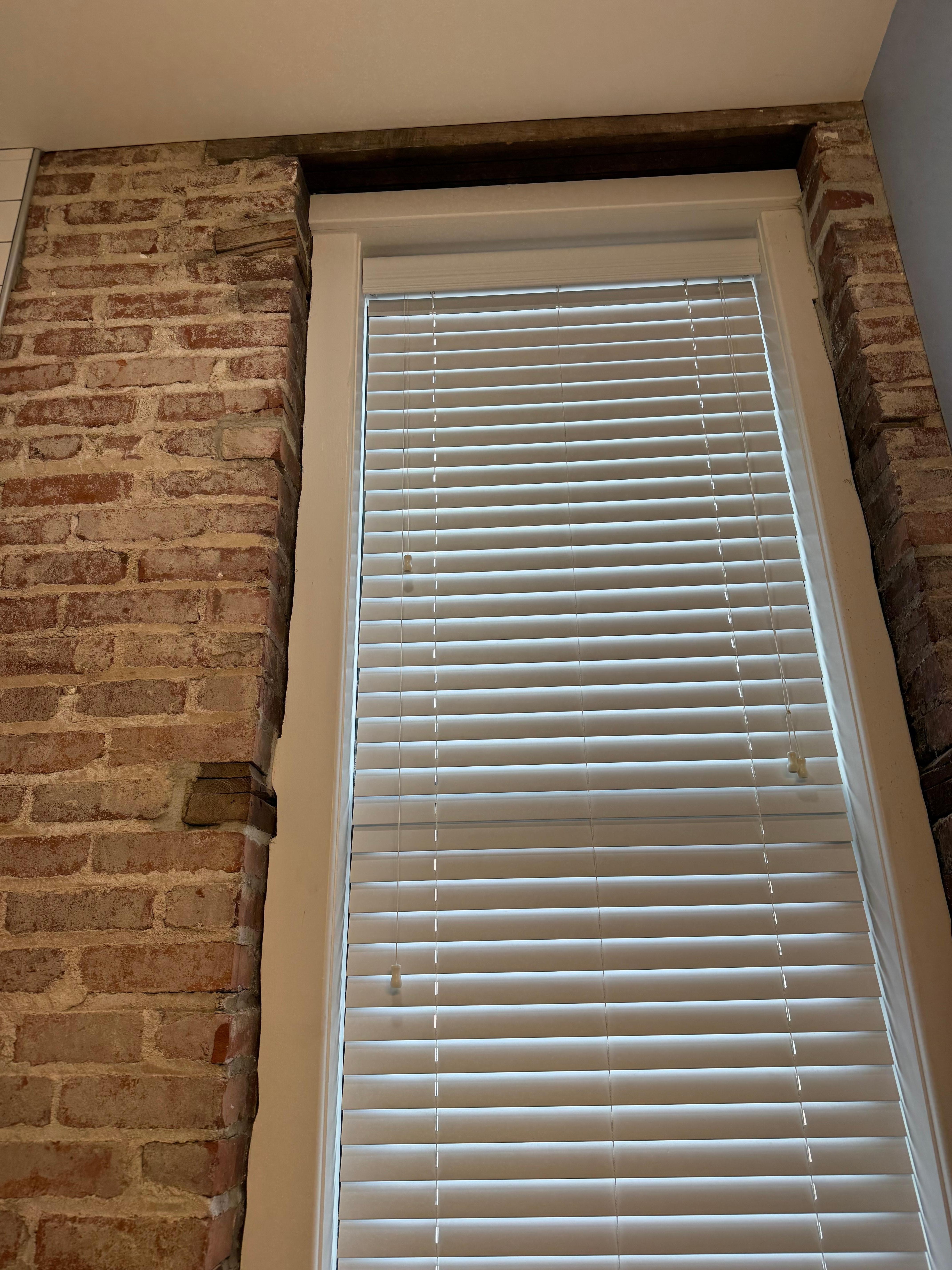 And the brick in the bathroom!