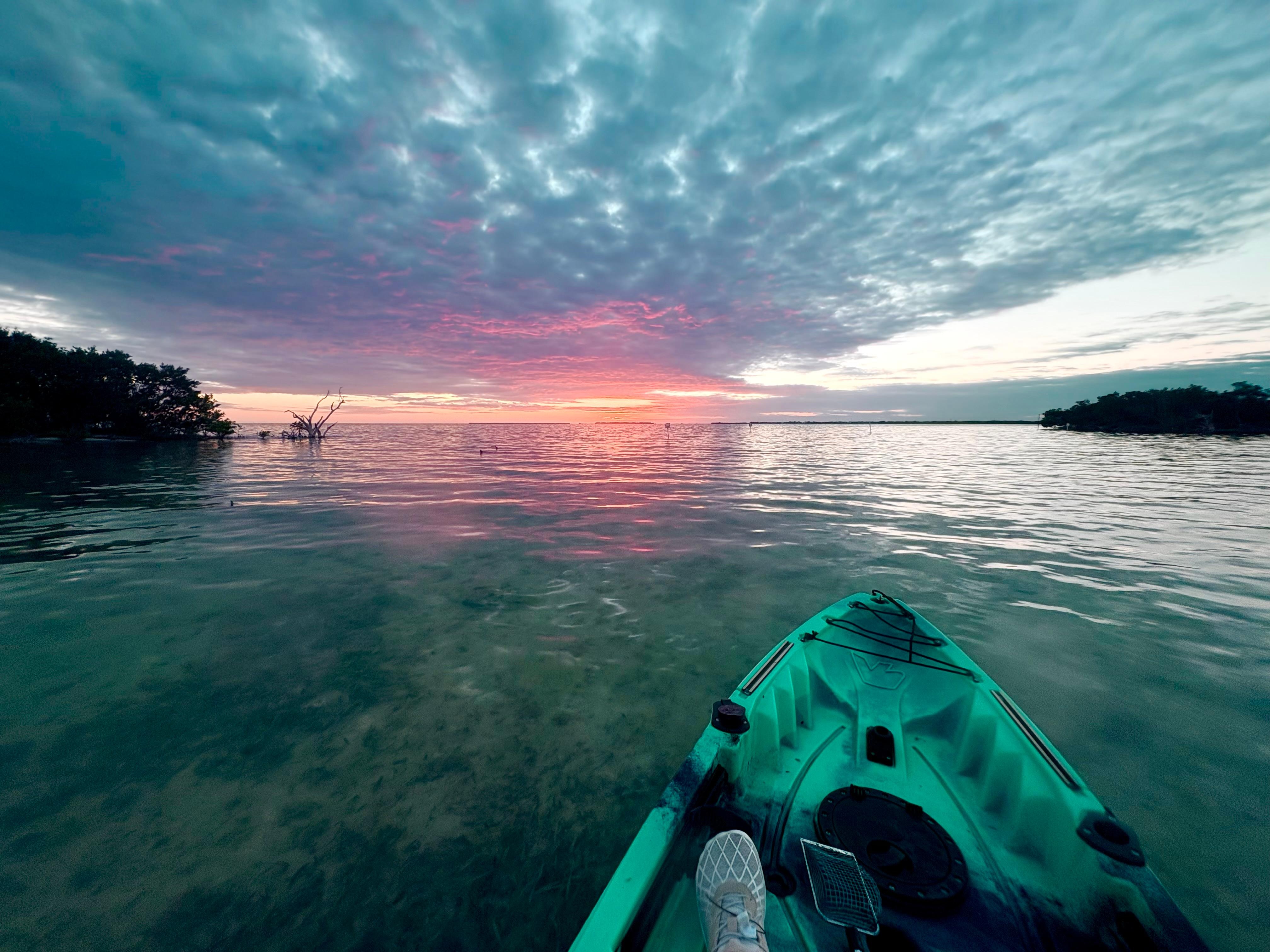 Kayaked out to the sunset