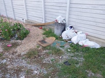 What's a little trash on the way to your abode.