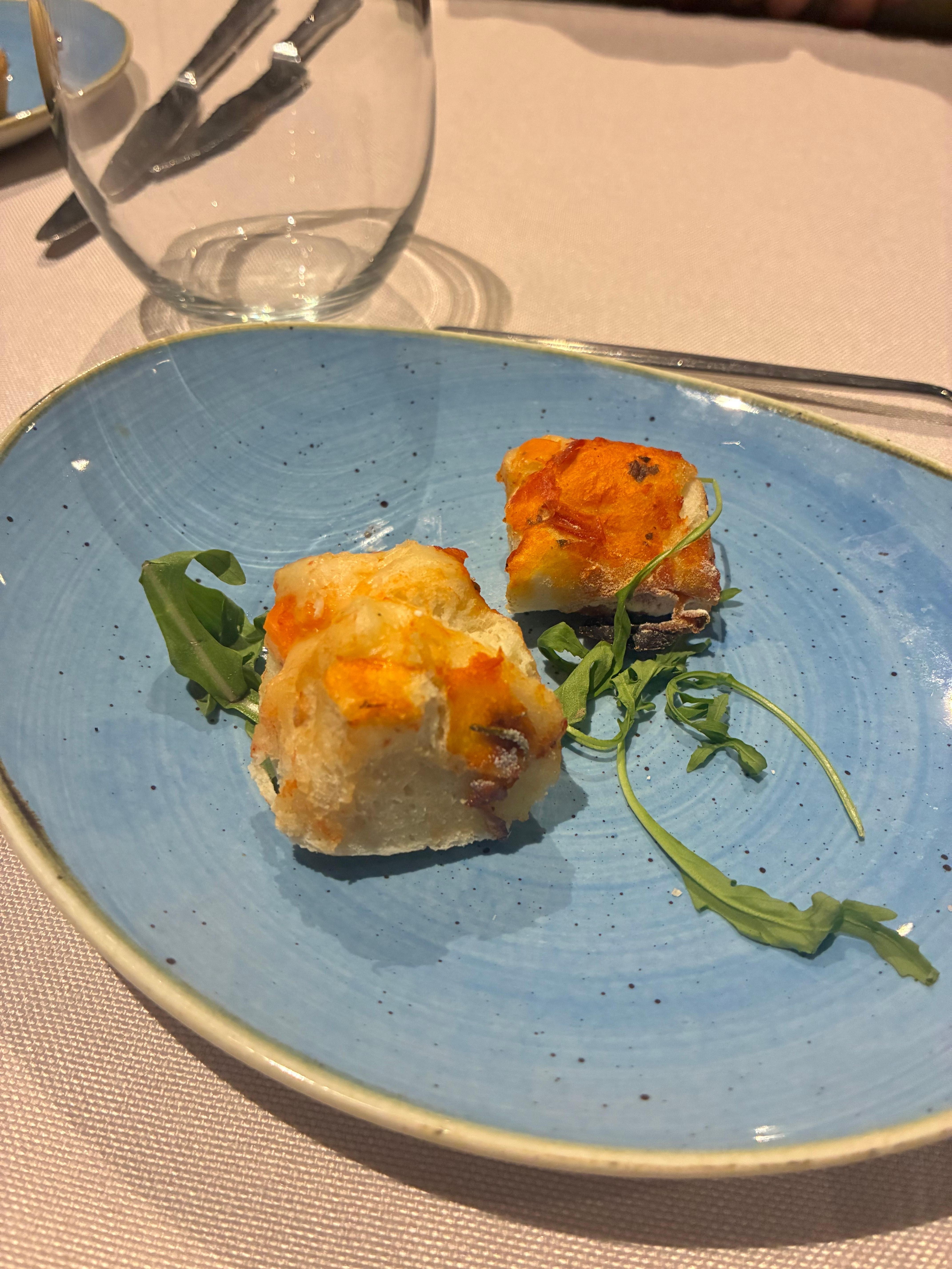 Appetizer from dinner that was a sin against the culinary arts 