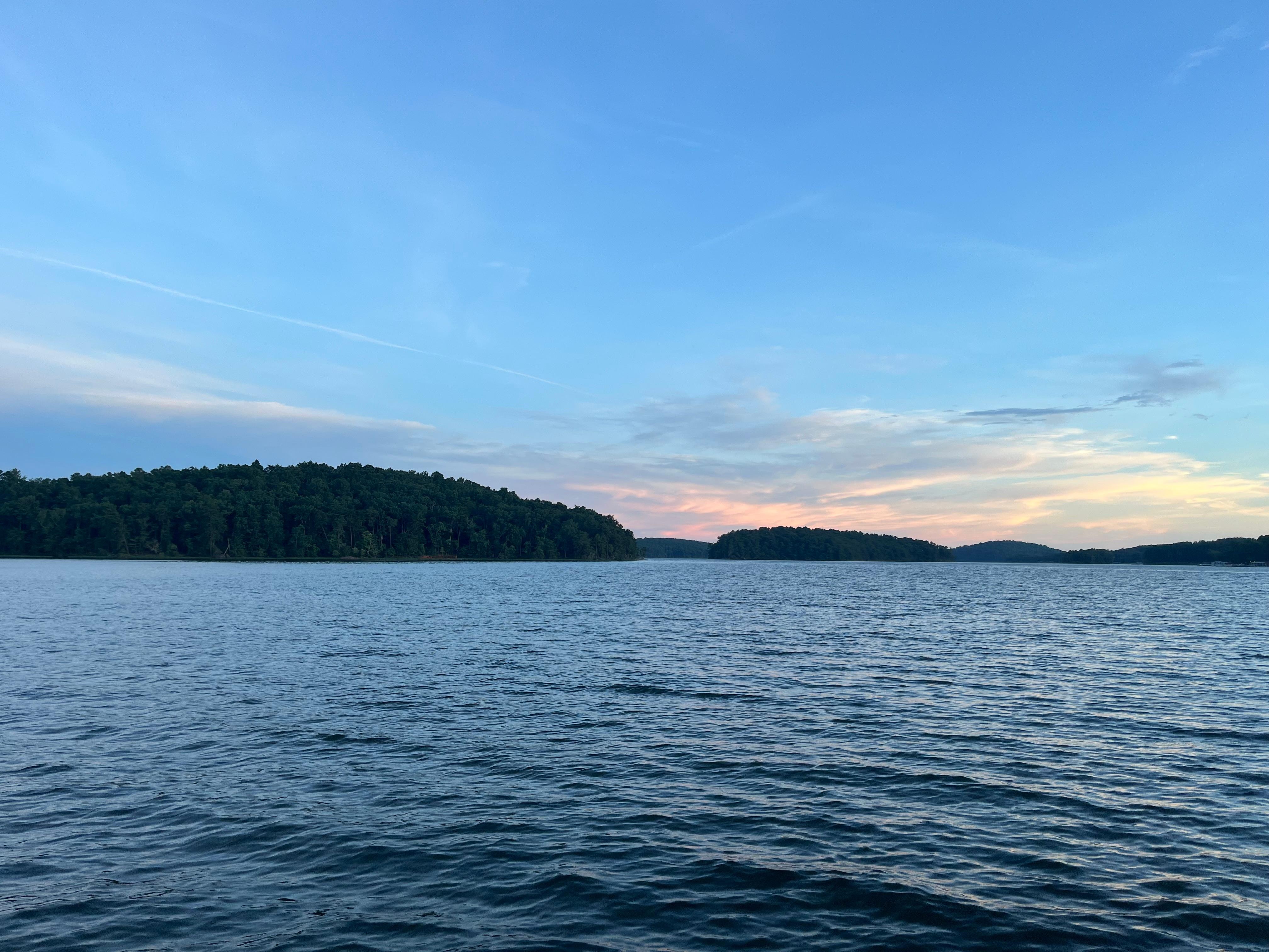 Stunning sunset from the dock