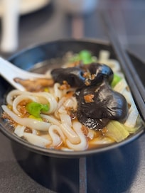 Customisable noodles with soup was palatable too.