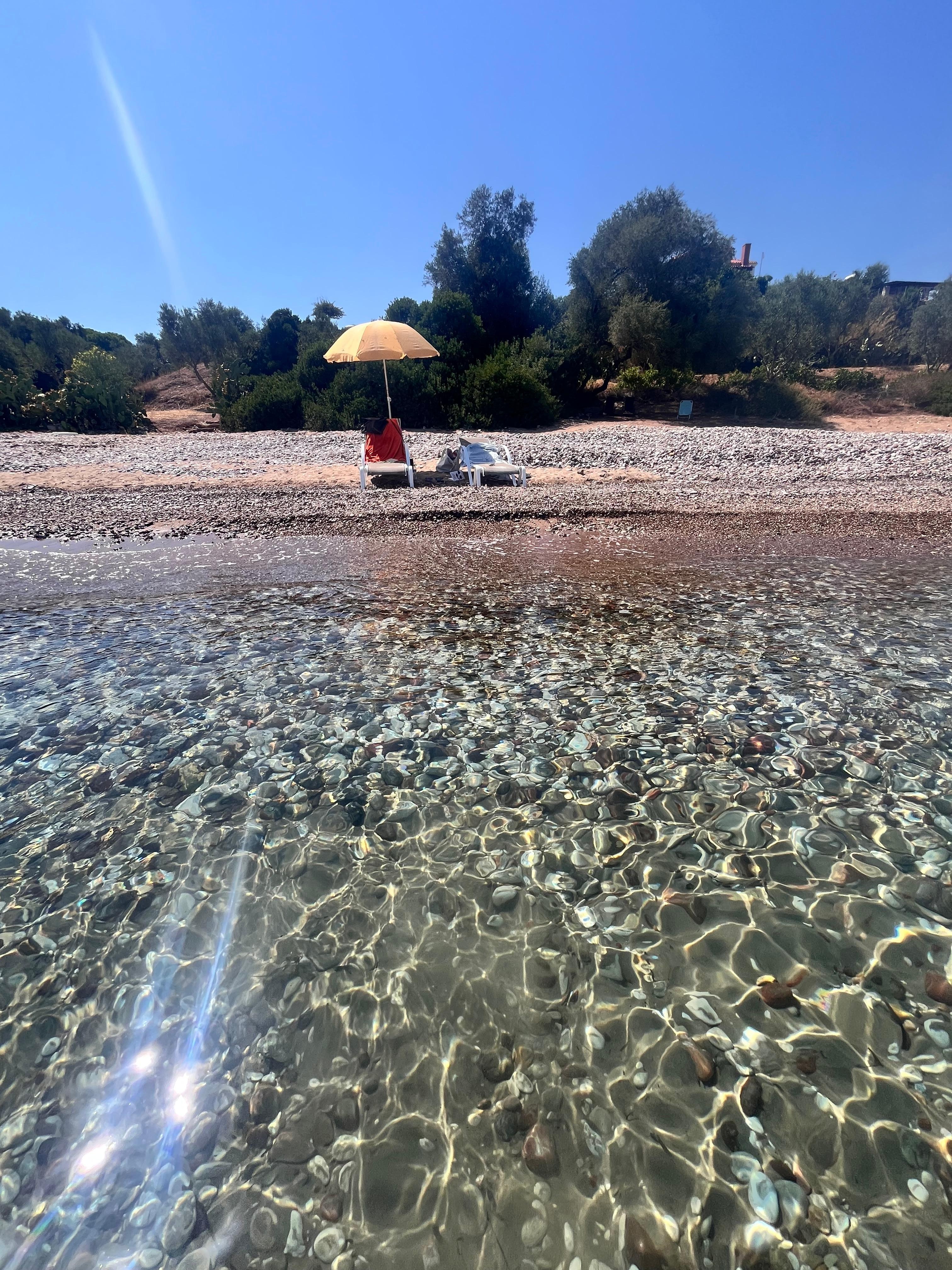 Beach under the house