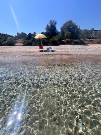 Beach under the house