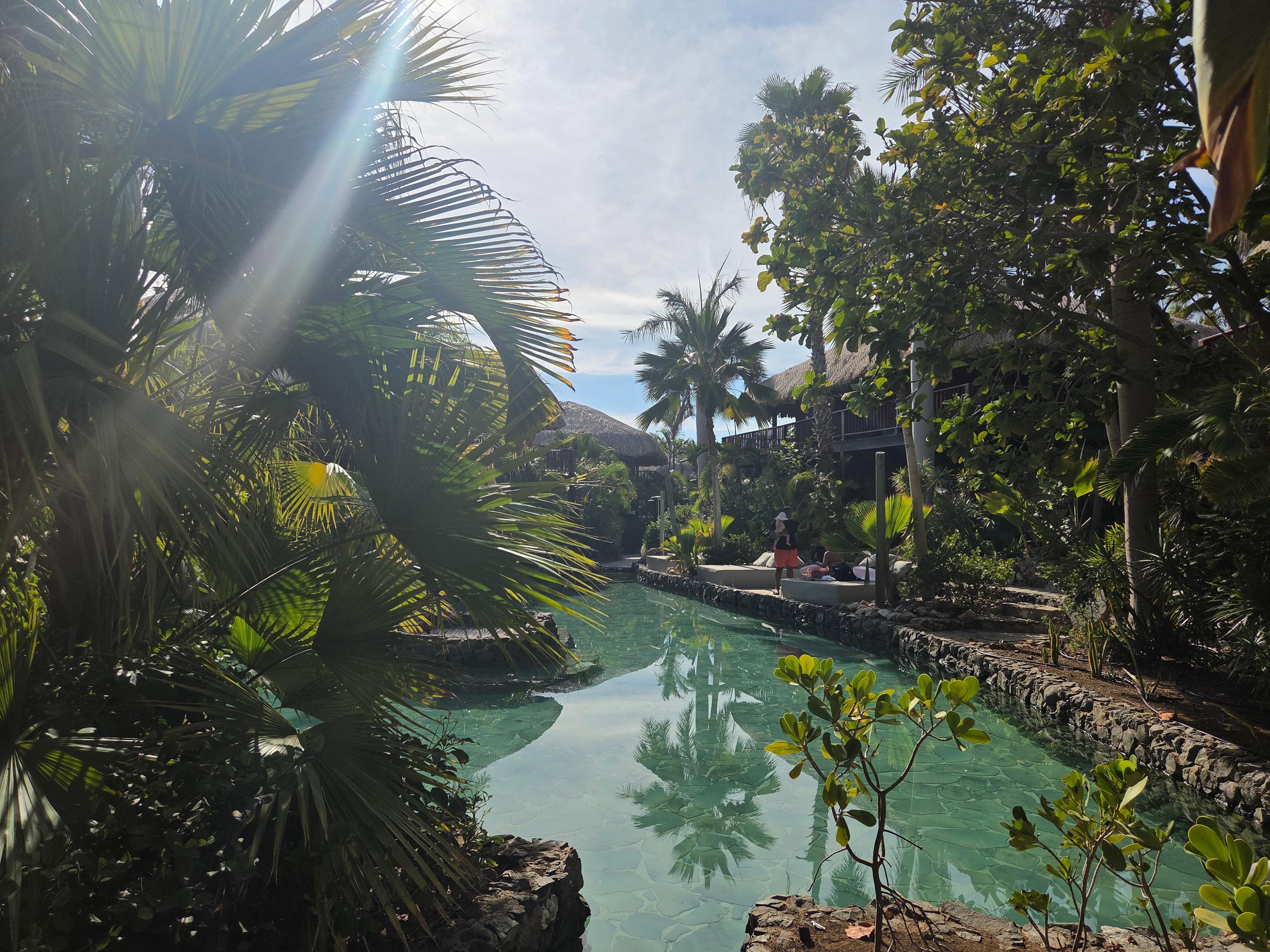 Salt water swimming pool